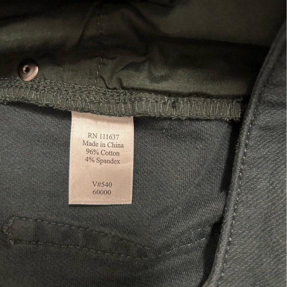 Coldwater Creek Size 8P Petite Classic Fit Dark Green Pants - Picture 5 of 5